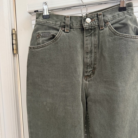 Vintage Lee Women's High Rise Jeans in Olive - Picture 2 of 12